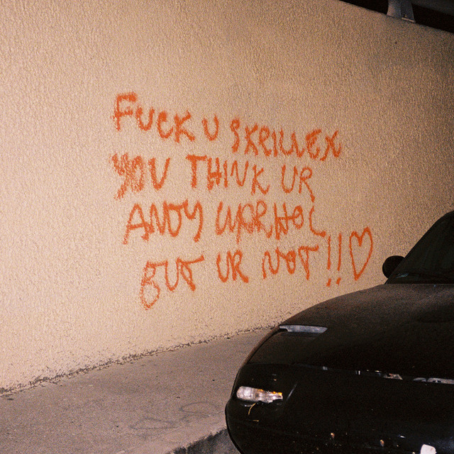 F*CK U SKRILLEX YOU THINK UR ANDY WARHOL BUT UR NOT!! <3 album cover